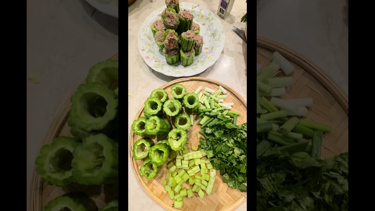 Stuff bitter cucumbers for diabetes and everyone แกงมะระ ให้ทุกคน โดยสเพาะคนเปันโรคเบาหวาน ตอ้งดู
