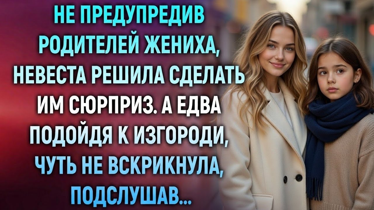 Не предупредив родителей жениха, невеста приехала с сюрпризом… Но услышанное изменило всё