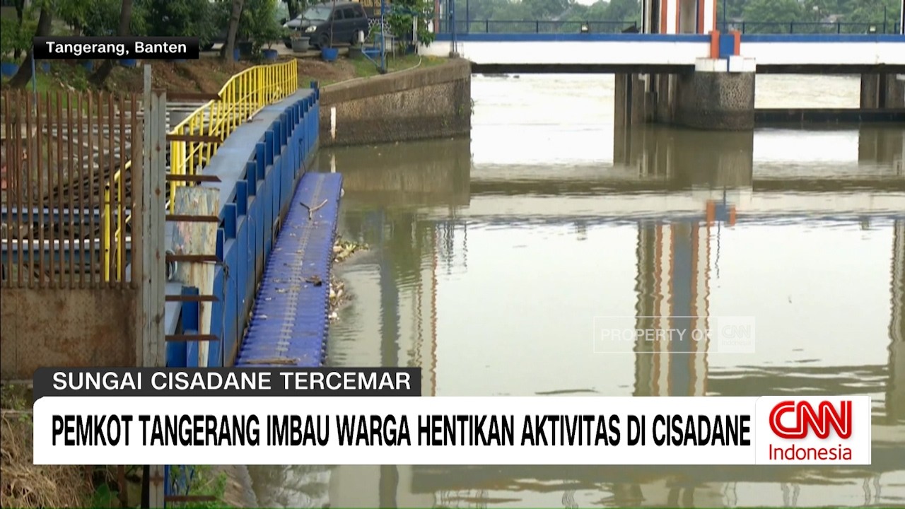 Pemkot Tangerang Imbau Warga Hentikan Aktivitas di Sungai Cisadane