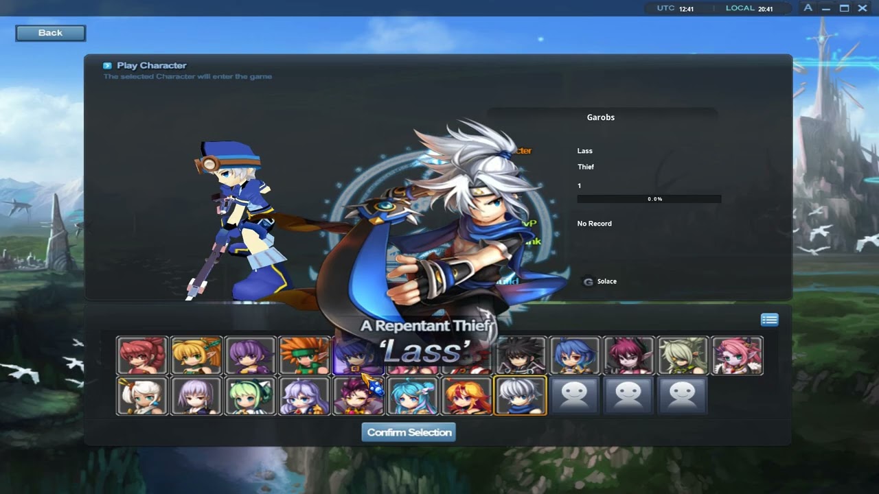 Grand Chase Classic Walkthrough #1 Lass (Serdin - Trial Forest)