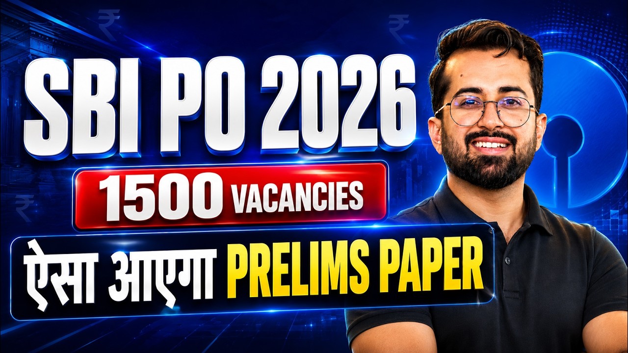 SBI PO Prelims 2026 - Most Expected Paper || Score 23+ || Aashish Arora