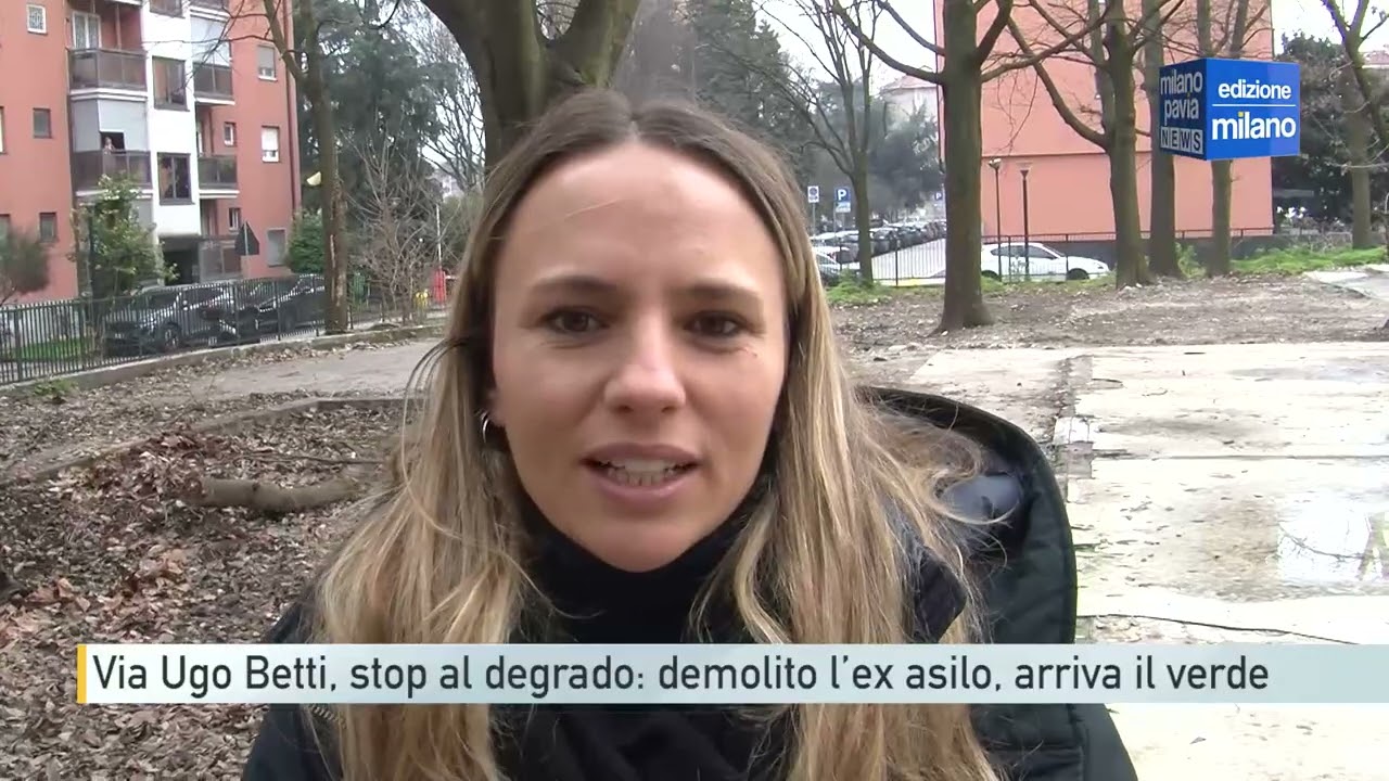 Via Ugo Betti, stop al degrado: demolito l’ex asilo, arriva il verde