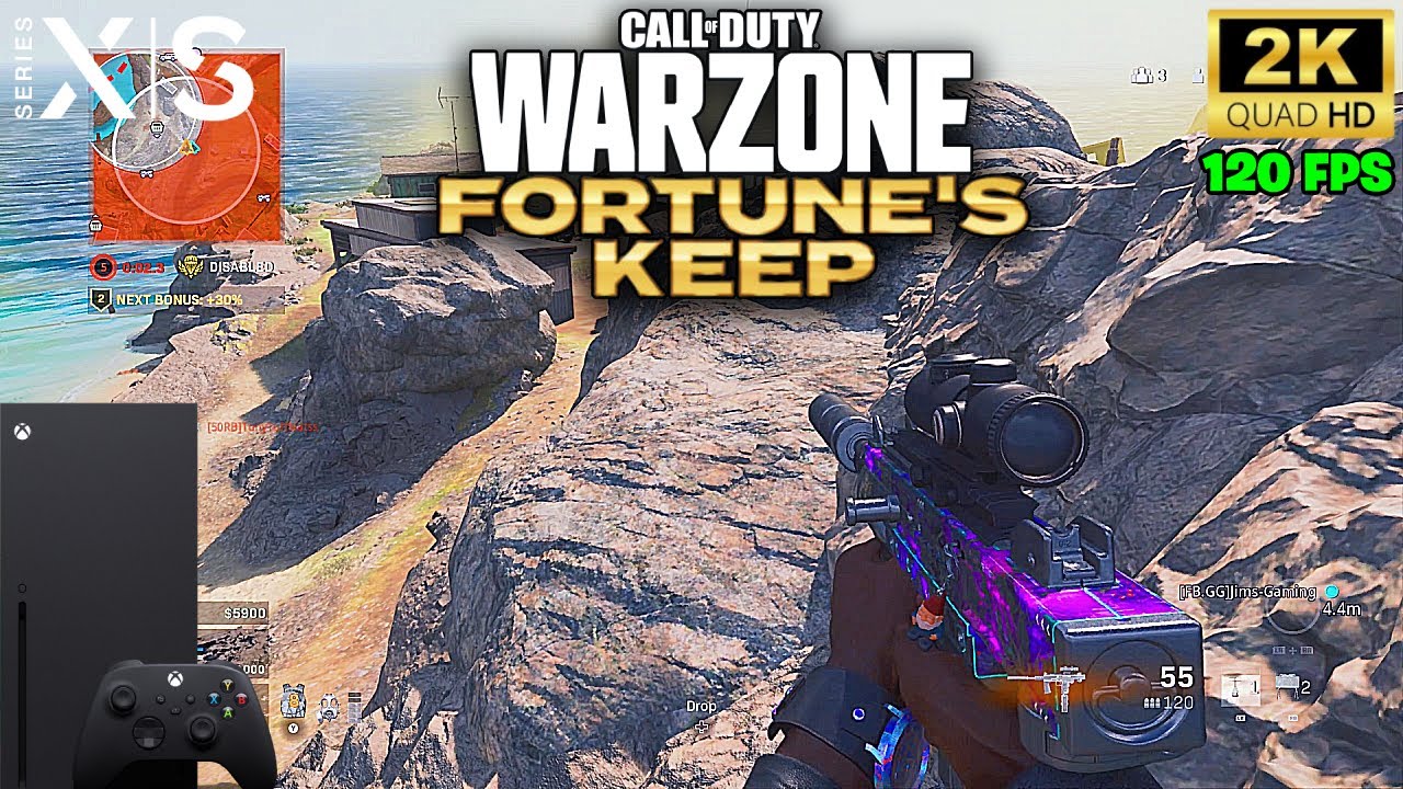 Call of Duty : Warzone Fortune's Keep | Xbox Series X (120FPS 1440P) Duo's with 