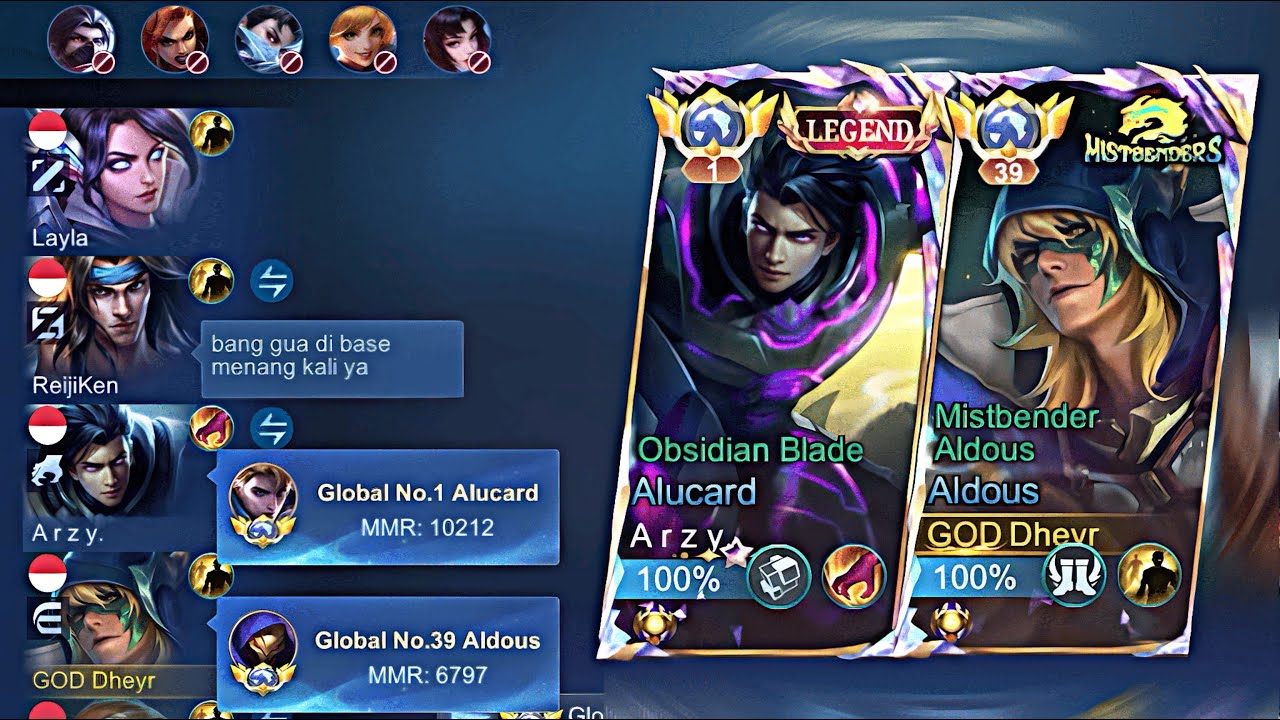 Nyobain Duo Ranked Bareng Top Global 1 Alucard! Ketemu Musuh Top Global Freya!