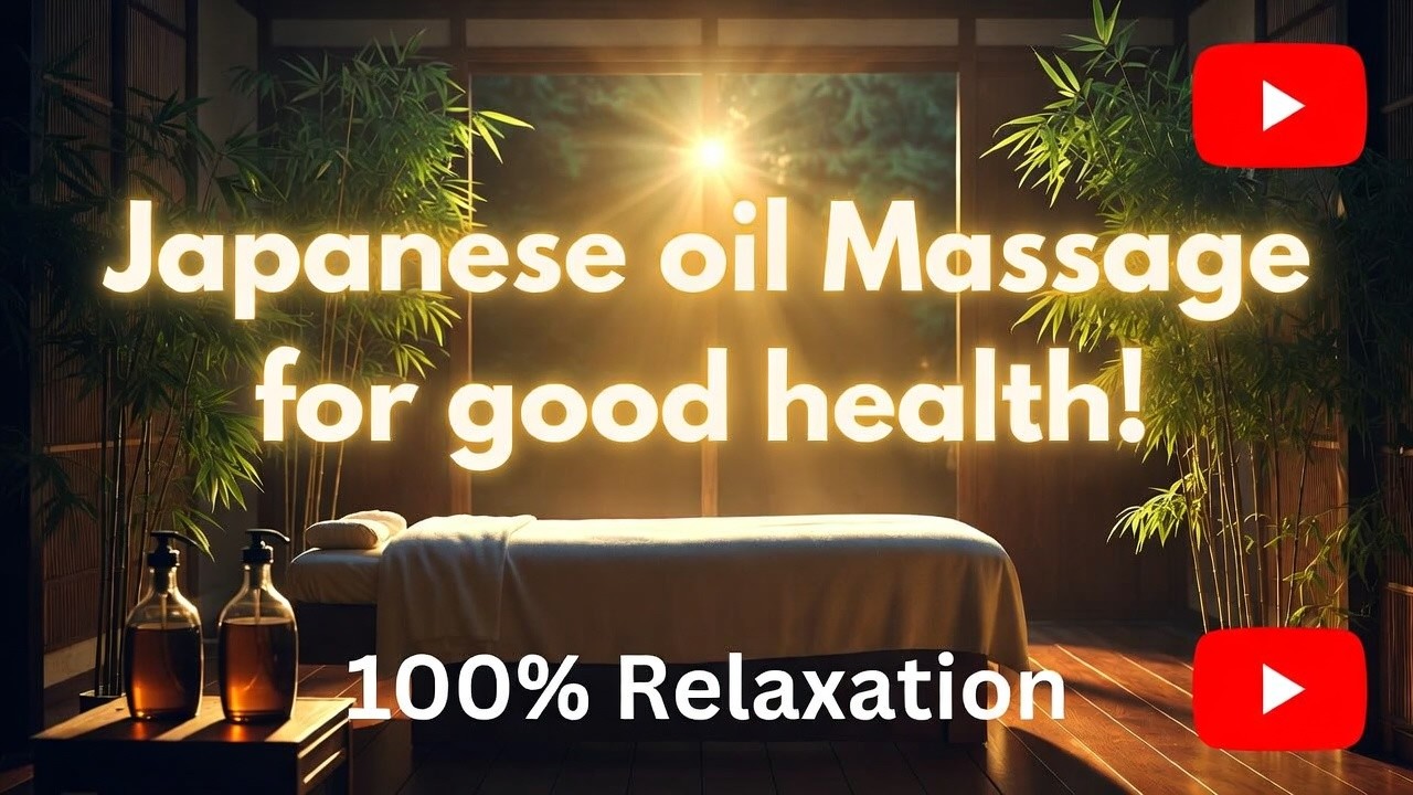 Terapia japońskim masażem ASMR | Relaks w spa | Masaż olejkami japońskimi | Masaż japoński