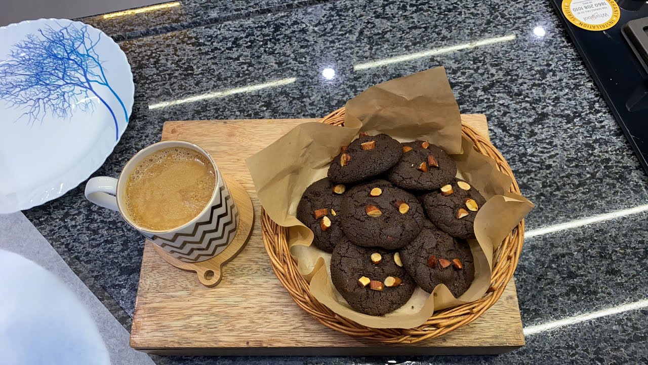 🔴 Live ~ Healthy Almond Chocolate Cookies by Swad Cooking