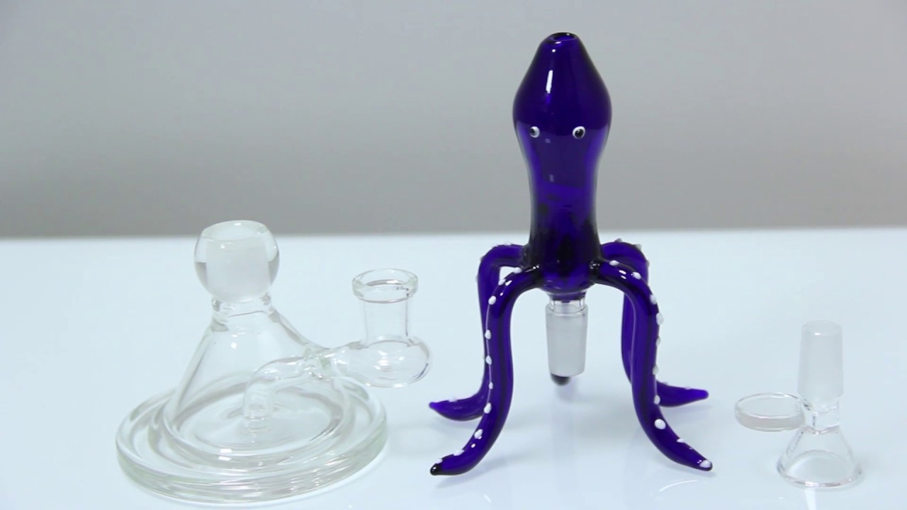 Glass Water Pipe Octopus Style Girly Bongs