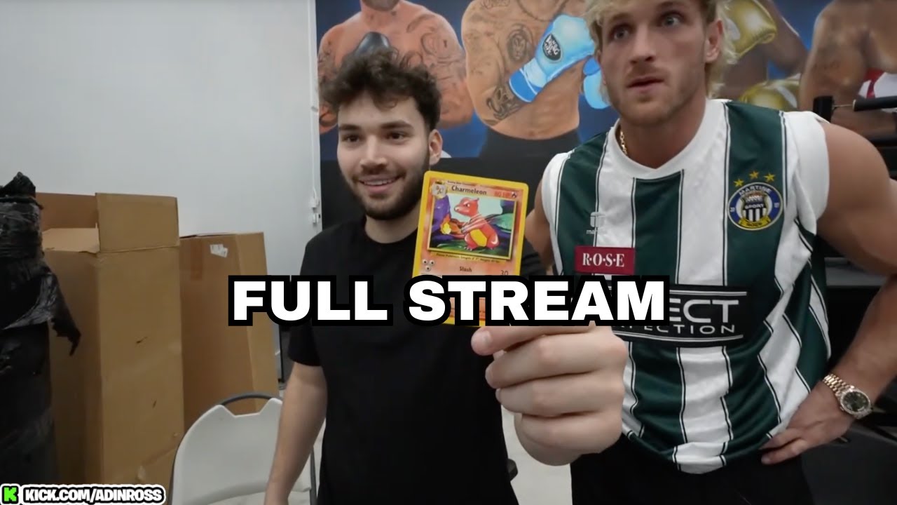 Adin Ross Reunites With Logan Paul & Mike Majlak | Full Uncut Stream