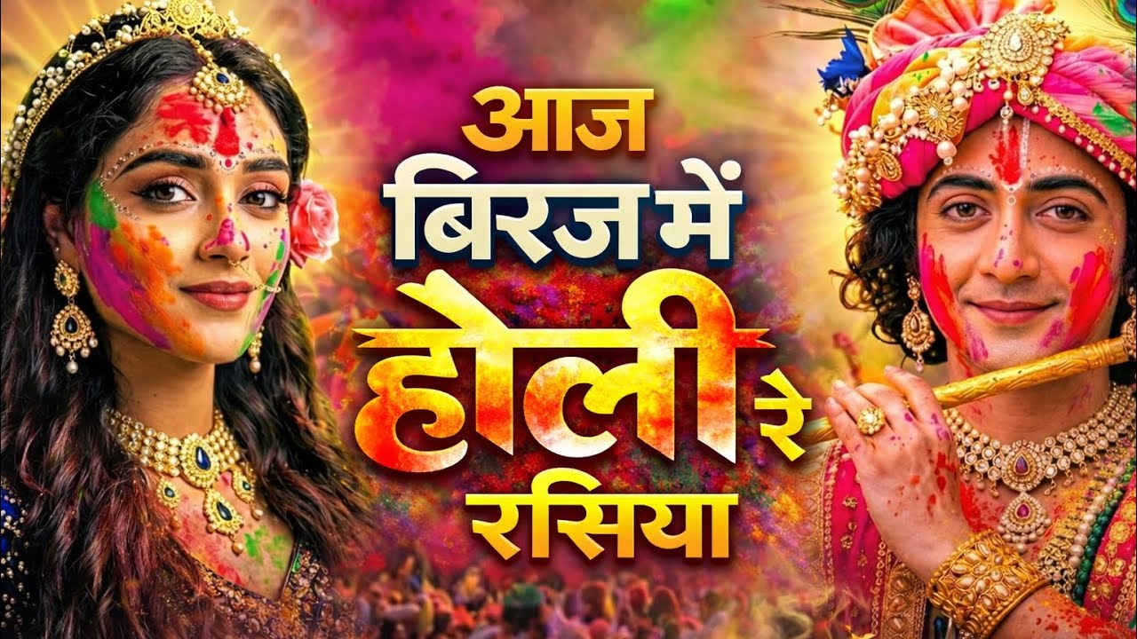 होली स्पेशल 2026 | Aaj Biraj Mein Holi Re Rasiya | आज बिरज में होली रे रसिया | New Holi Bhajan 2026