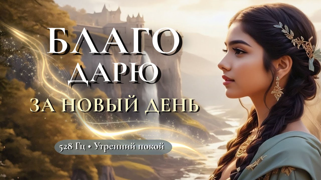 Благодарю За Новый День 🌅 | Утренняя Песня-аффирмация 528 Гц