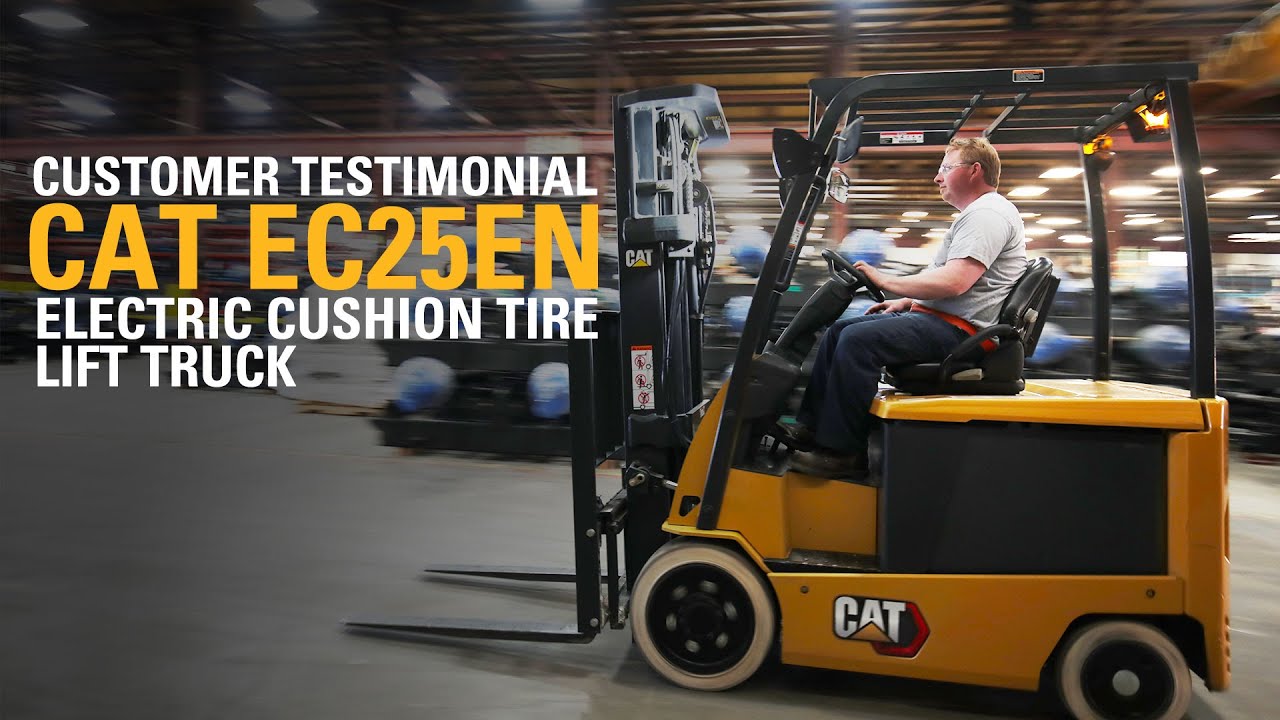 Mid-Size Electric Cushion Tire Forklift - SAF Holland Customer Review - Cat® Lift Trucks