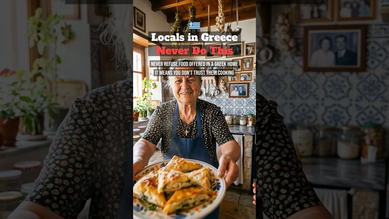 Nigdy nie odmawiaj jedzenia w greckim domu 🇬🇷🥧