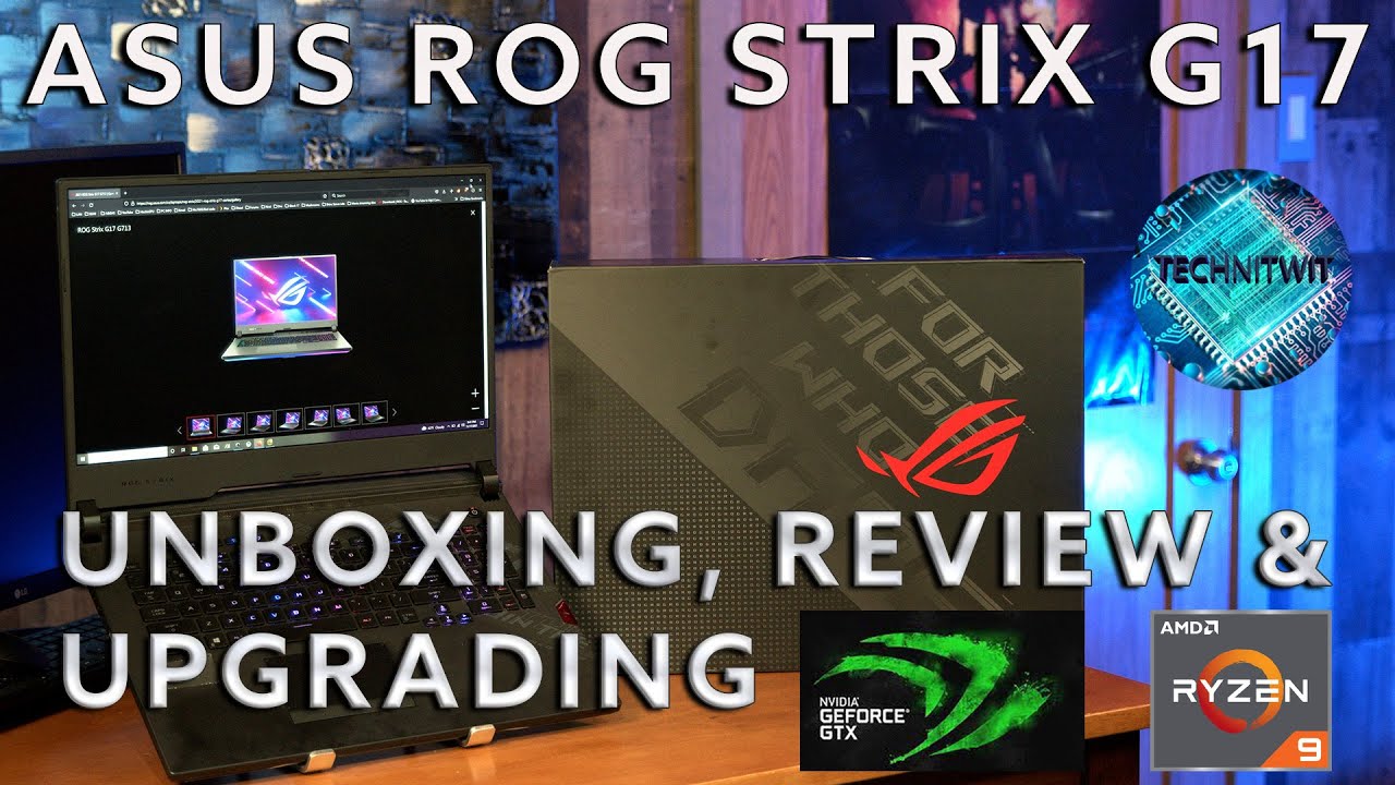 Asus Rog Strix G17 Laptop - Ryzen 9 5900HX & NVIDIA RTX 3060 | Unboxing, Review & More G713QM-ES94