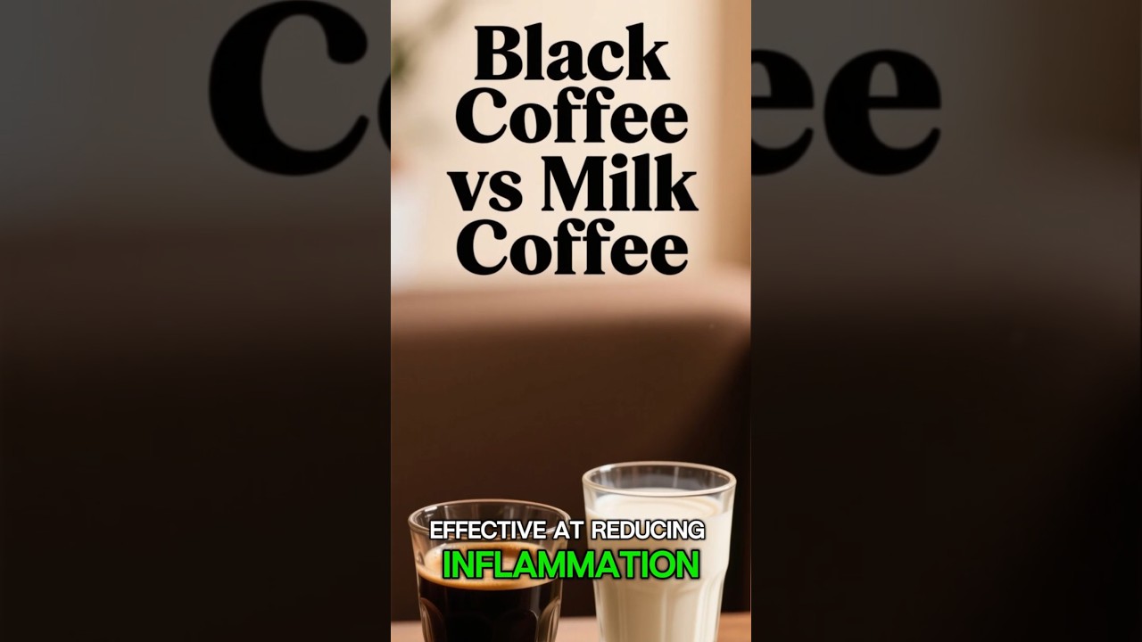 Black Coffee vs Milk Coffee  Which One&rsquo;s Healthier 1 #healthdaily #easynutrition #healthyhabits