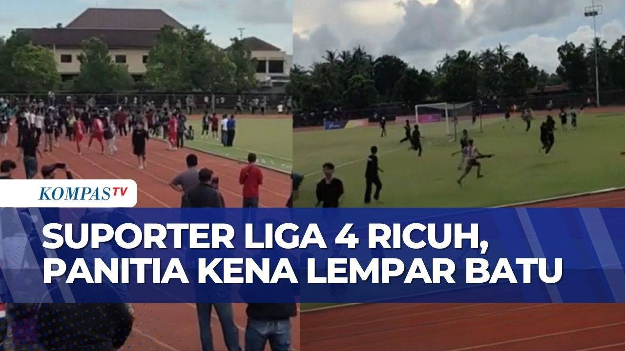 Aksi Saling Ejek Picu Kericuhan Antarsuporter di Laga Persibas vs Persak, Satu Panitia Terluka