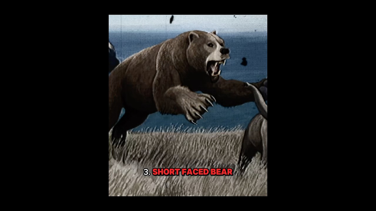 The WORST animals to run into during the ice age #prehistoric #earlyhumans