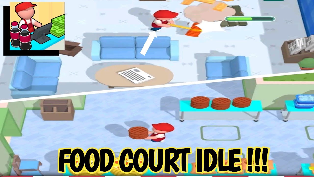 👨‍🍳 FOOD COURT IDLE 🍻 GAMES ANDROID/IOS [GAMEPLAY WALKTROUGH] PART #2