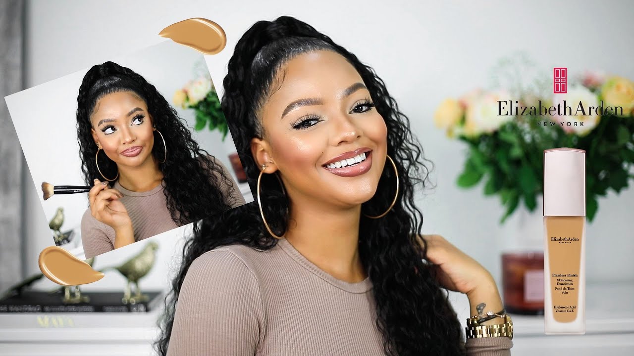 Elizabeth Arden Flawless Finish Skincaring Foundation Review | MIHLALI N