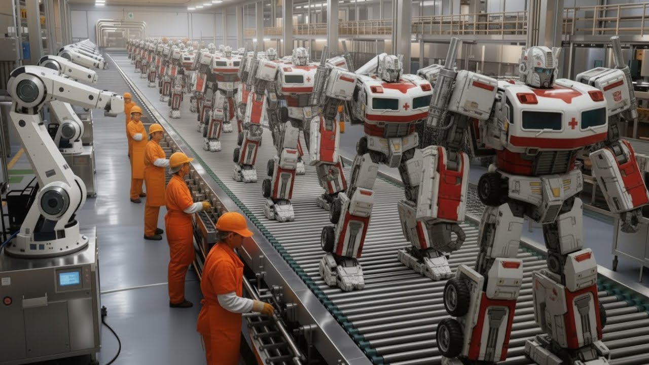 Inside a Mega Ratchet Transformer Toy Factory &ndash; How Robot Toys Are Made