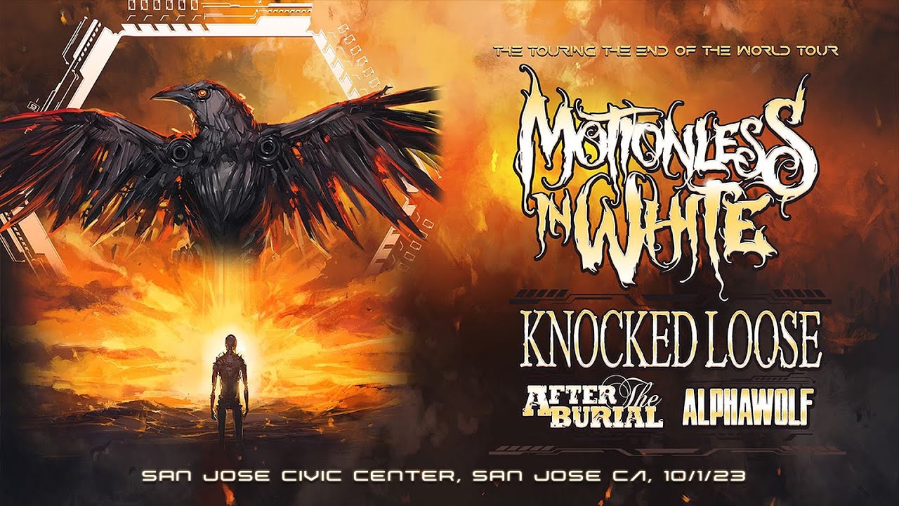 SCORING THE END OF THE WORLD TOUR - MOTIONLESS IN WHITE - SAN JOSE CA, 10/1/23 (LIVE)