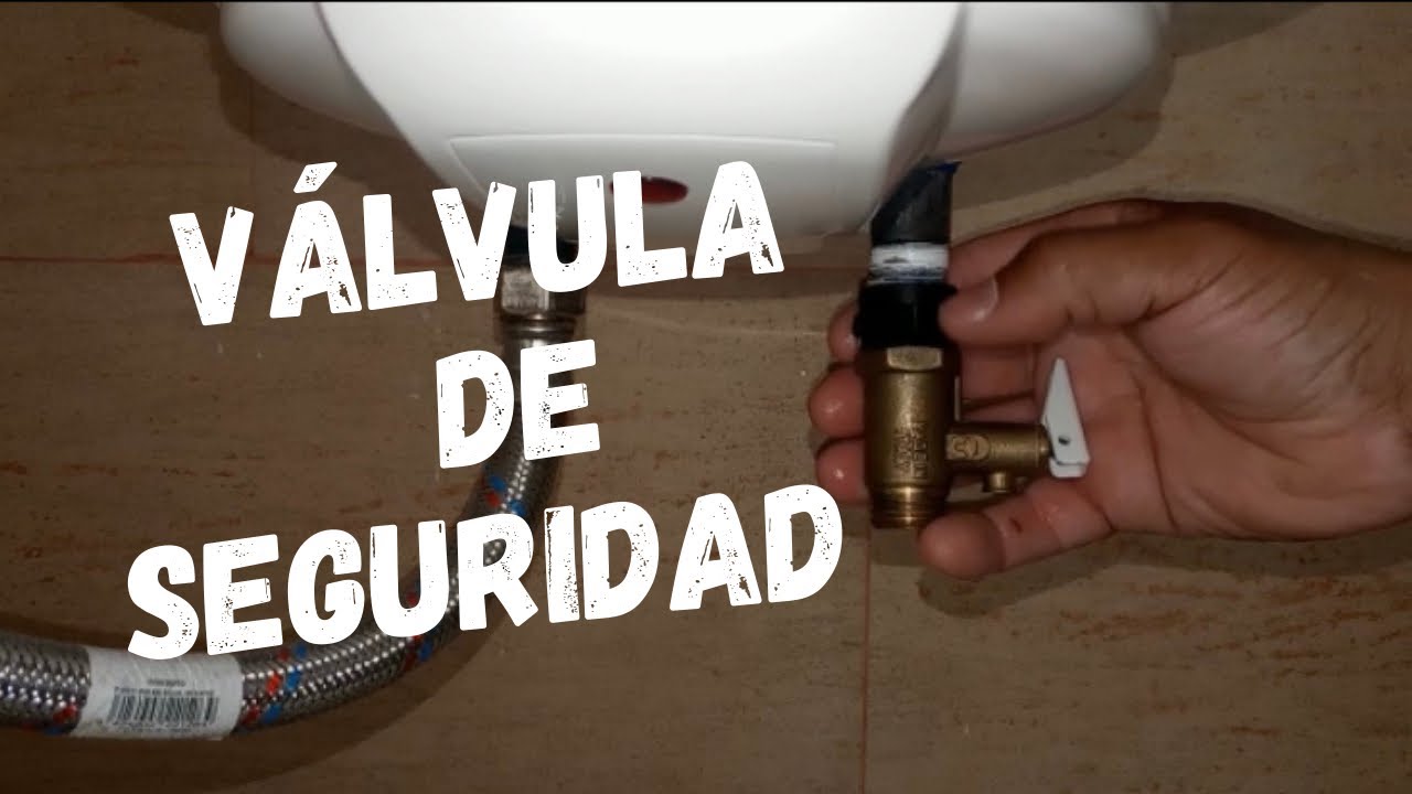 ✅ Válvula de seguridad termoeléctrico termotanque