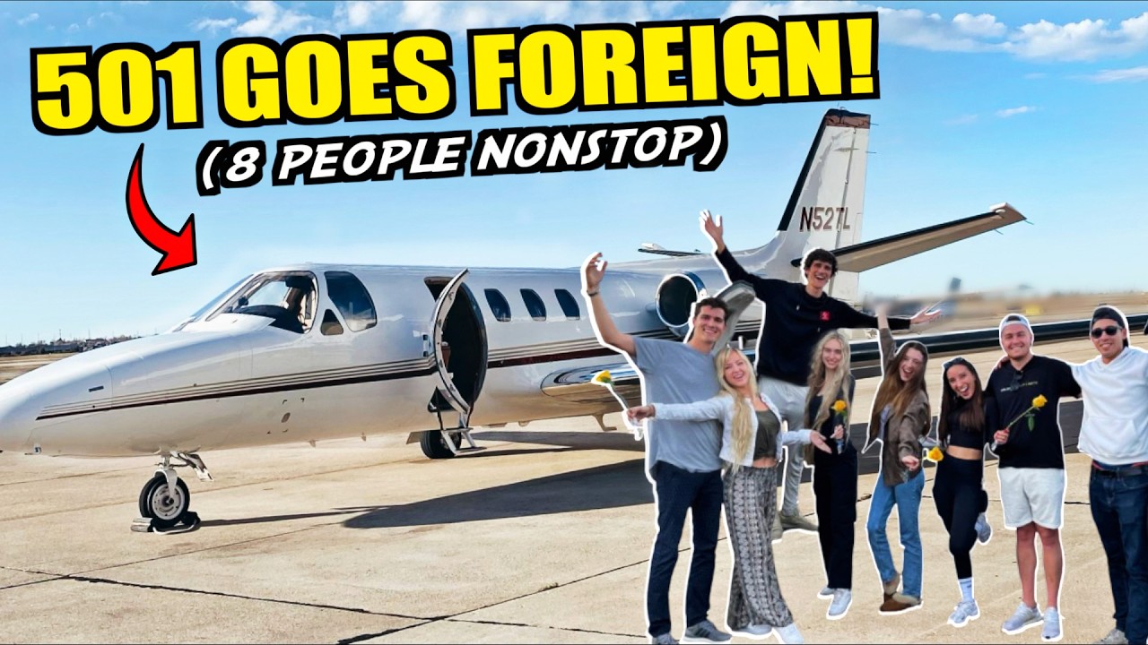 First International Trip In Our Cessna Citation 501 With All Our Girlfriends!