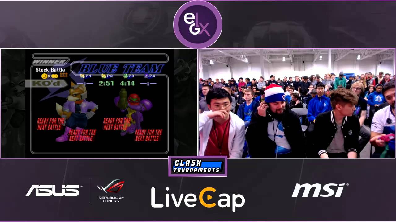 EGLX - Mango + Duck vs Hungrybox + Leffen - Losers Finals - SSBM