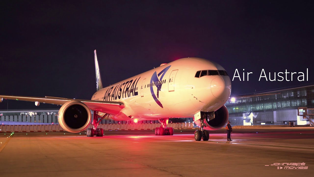 Air Austral le soir