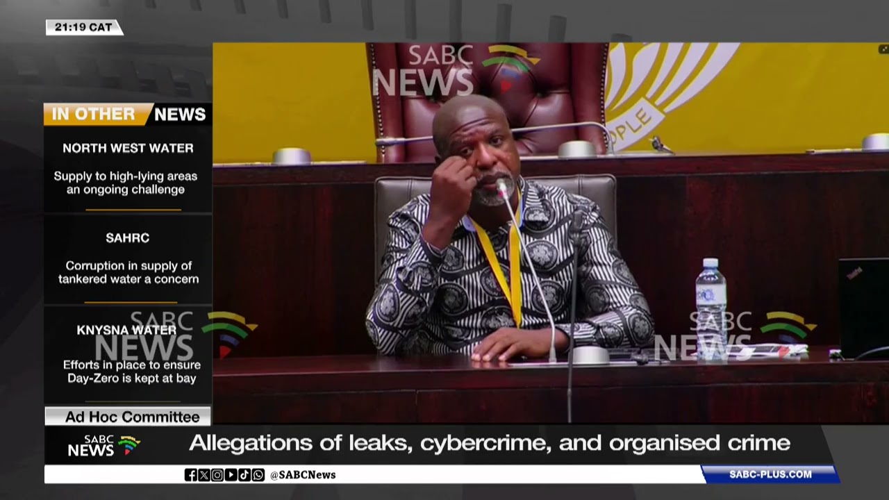 Ad Hoc Committee | Allegations of leaks, cybercrime and organised crime