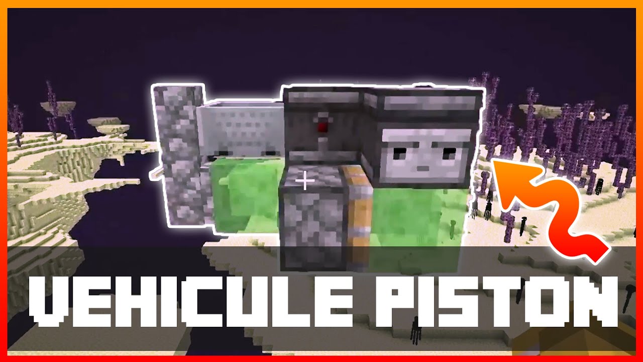 MOTO PISTON (&ccedil;a marche) ULTRA SIMPLE ! Minecraft 1.16.2
