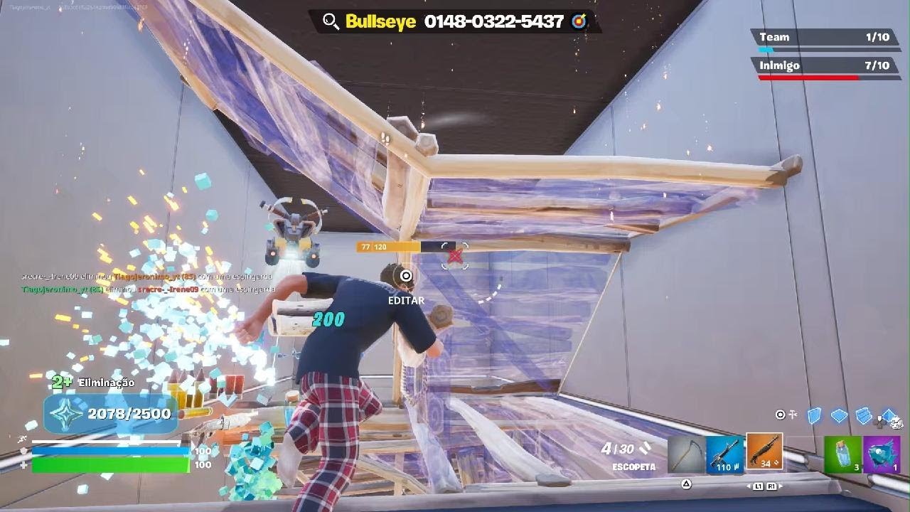 Fortnite treino de mira