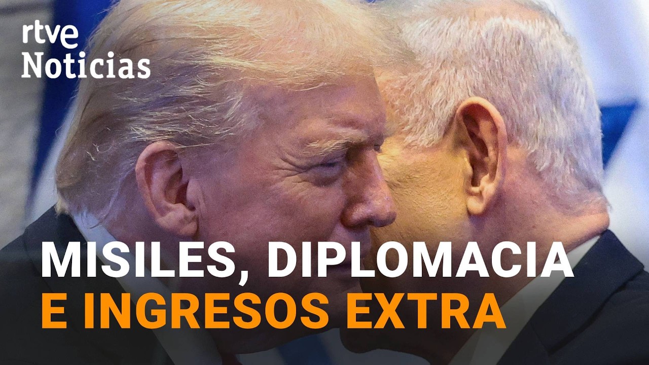 ORIENTE MEDIO | TRUMP afirma que NEGOCIA mientras SIGUEN CAYENDO los MISILES | RTVE Noticias