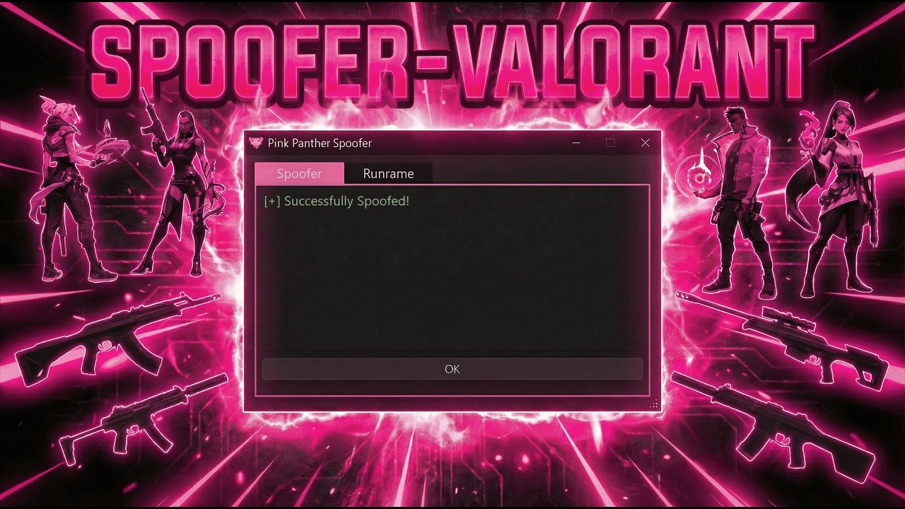 VALORANT PINK PANTHER SPOOFER