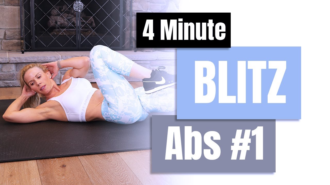 4 Minute BLITZ: Abs #1 | Quick Ab Burner | No Equipment | Everybody Can (Should) Do This!!!