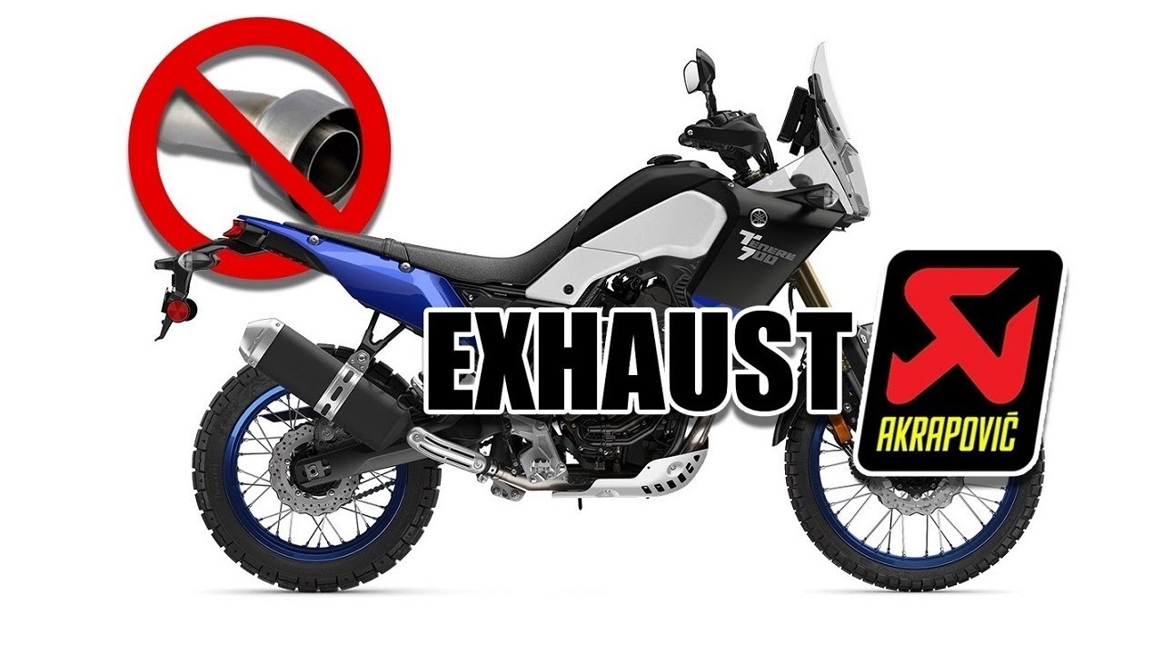 Yamaha Tenere 700 Akrapovic Exhaust Sound NO DB KILLER ( MT-07 Tracer 700 ) Zmiana Wydechu