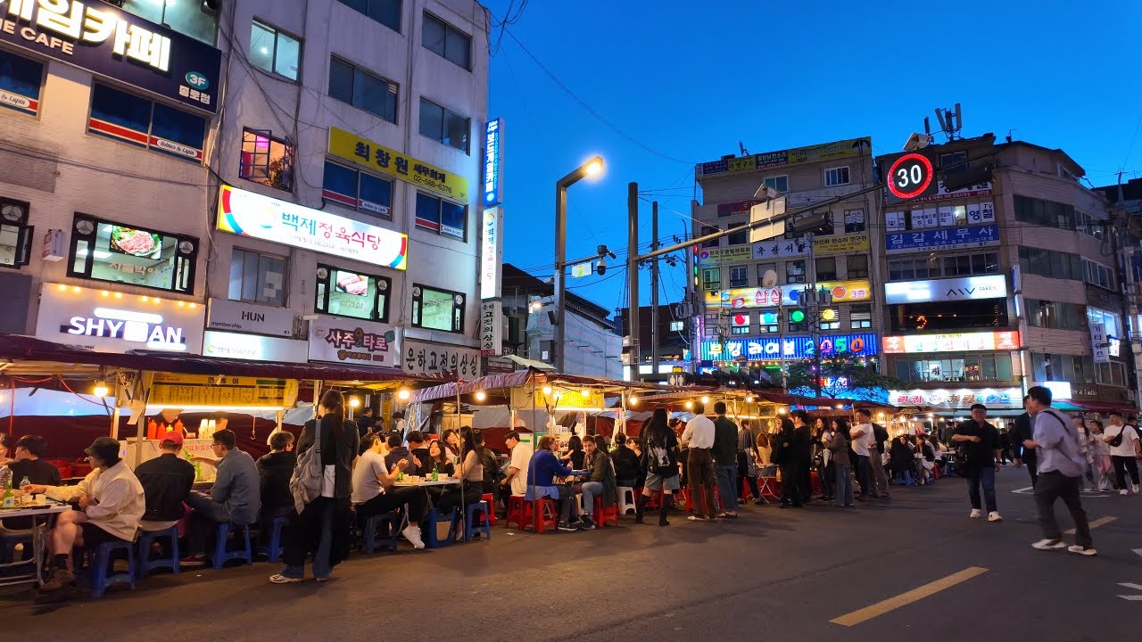 [4K] 불타는 금요일 밤 종로3가 을지로 골뱅이골목 산책 Korea Seoul friday night Jongno 3-ga Euljiro Golbaengi Street walk