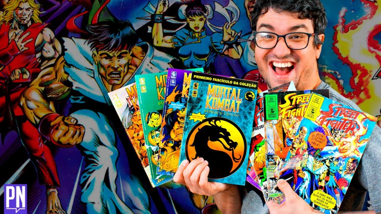 STREET FIGHTER e MORTAL KOMBAT nas HQs da editora Escala dos anos 90 | Papel Jornal #23