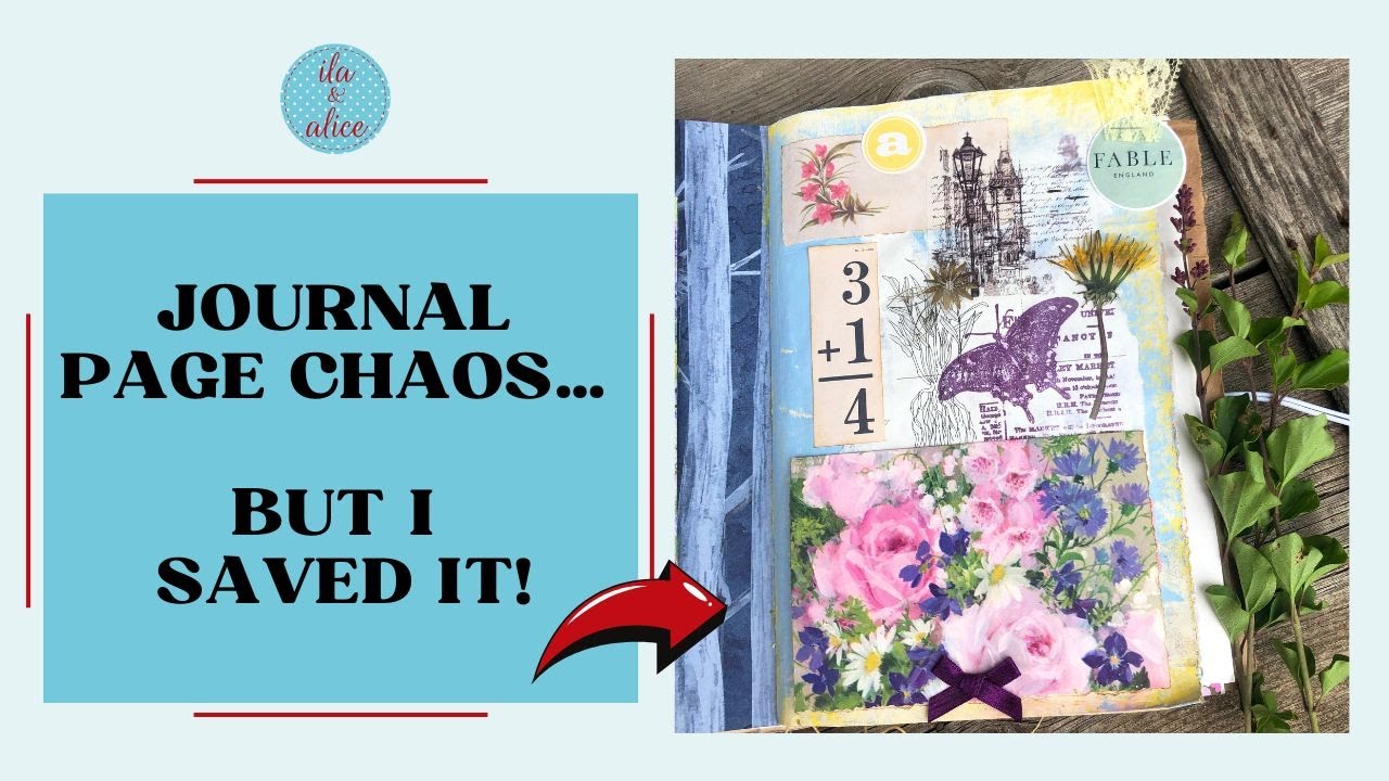 When a Junk Journal Page Fails! How I Saved It & Now I Love It! #junkjournalideas #junkjournalling
