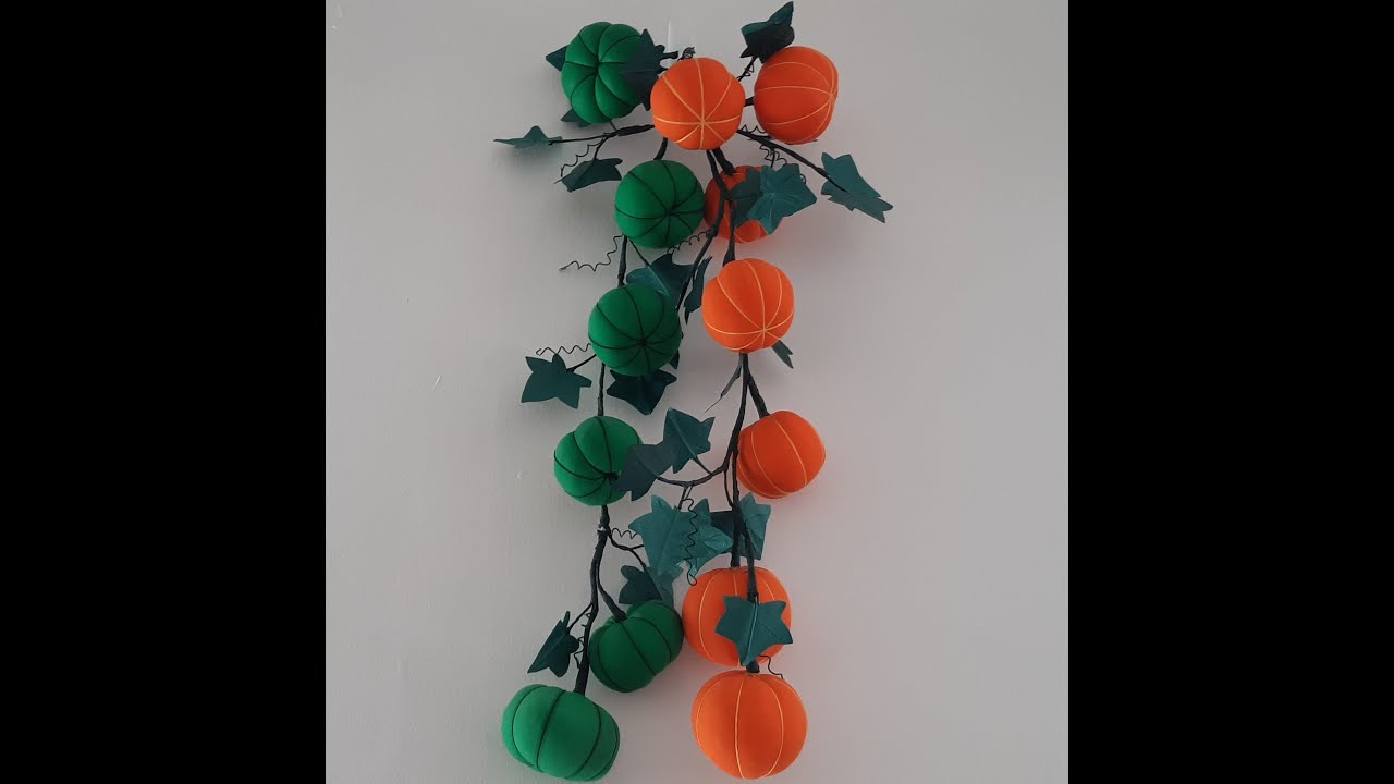 Balloon pumpkin | Pumpkin leaves | Amazing craft | Halloween special | Halloween Balloon craft.