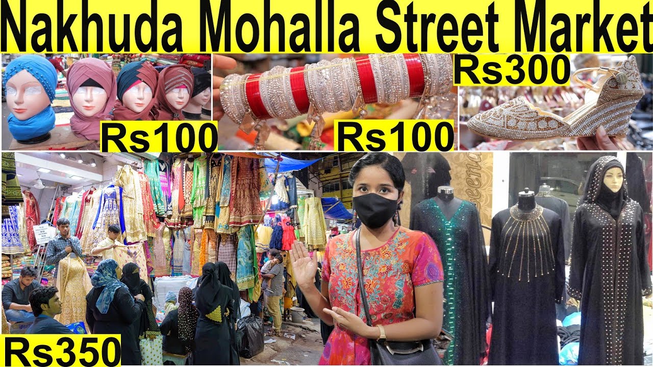Nakhuda Mohalla Street Market After Lockdown | Best For Ethnic Wear, Jewellery,Bags | Masjid Market