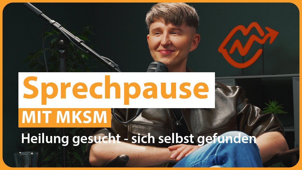 MKSM über Akzeptanz und Selbstliebe | Sprechpause - Der Talk mit Stottern 1 | Welttag des Stotterns