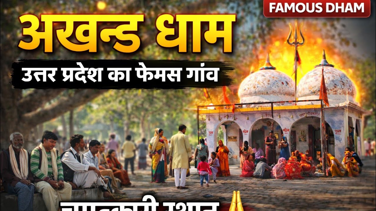 10 February 2026अखंड धाम 🙏 | उत्तर प्रदेश का फेमस गांव | चमत्कारी दर्शन | Full Vlog #travel #vlog 