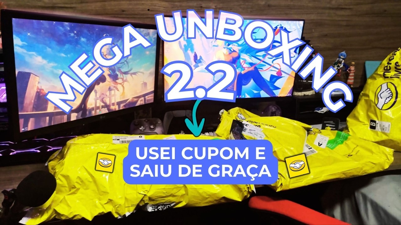 COMPREI MUITA COISA NA PROMO&Ccedil;&Atilde;O 2.2 (tunando o setup🔥)