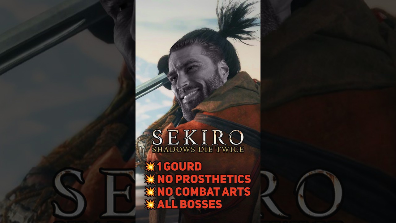 🔴LIVE - SEKIRO Challenge Run | 1 Gourd, No Prosthetics, No Combat Arts, All Bosses