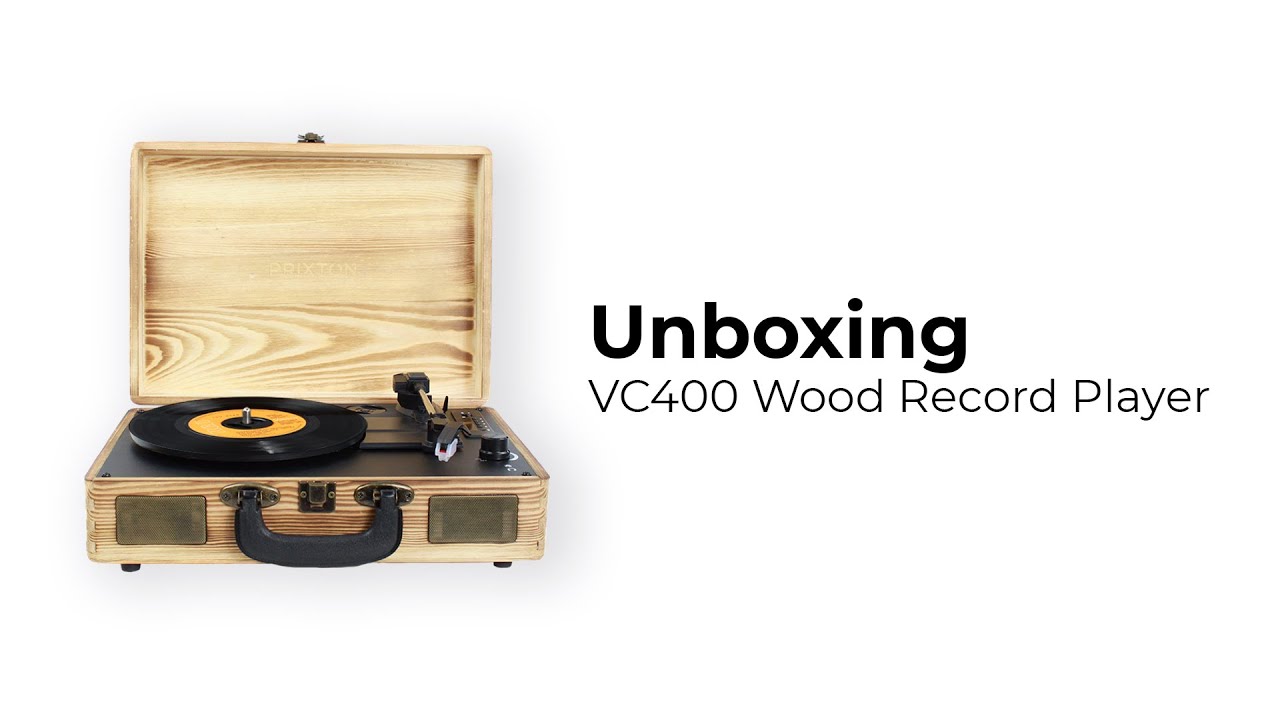 Tocadiscos Bluetooth de Madera - Unboxing | PRIXTON
