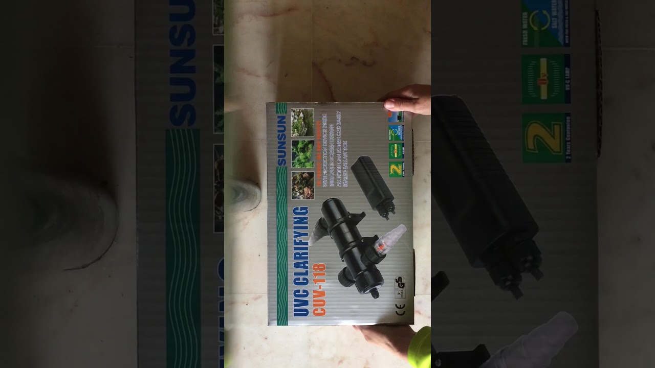 SUNSUN CUV-118 filtro uv ultravioleta 18w acuario estanques