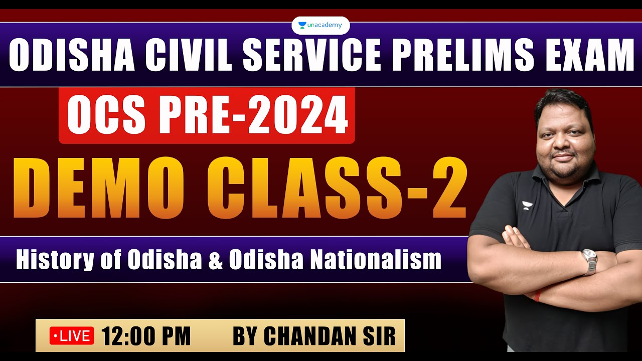Free Demo Class | OCS Prelims 2024 | Chandan Sir | Unacademy OPSC