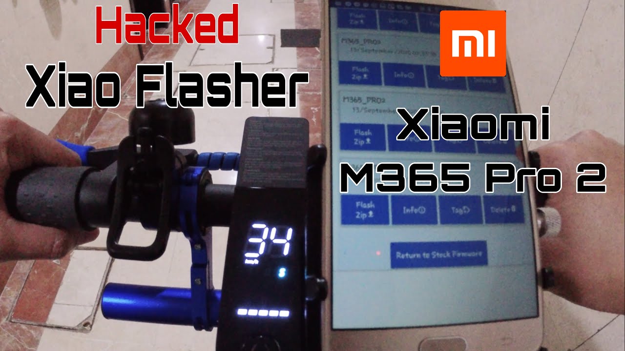 Xiaomi Pro 2 XiaoFlasher tutorial (34kph) 10inch tire