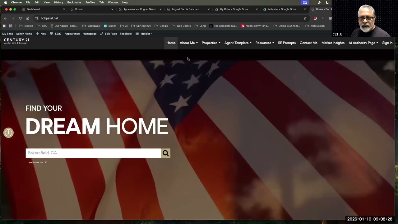 MoxiWebsite Custom homepage setup