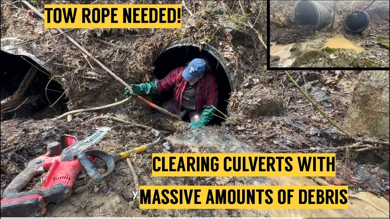 UNCLOGGING CULVERTS! 03/2025